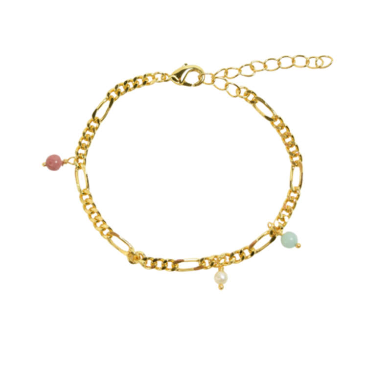 Armbånd - Figaro forgyldt