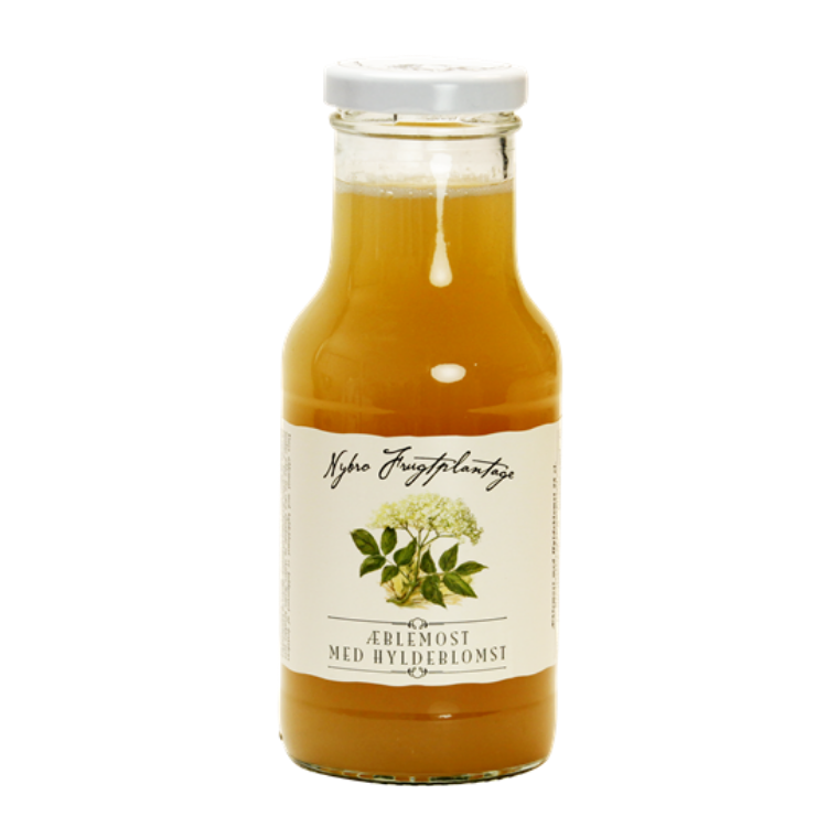 Æblemost med hyldeblomst 25 cl.