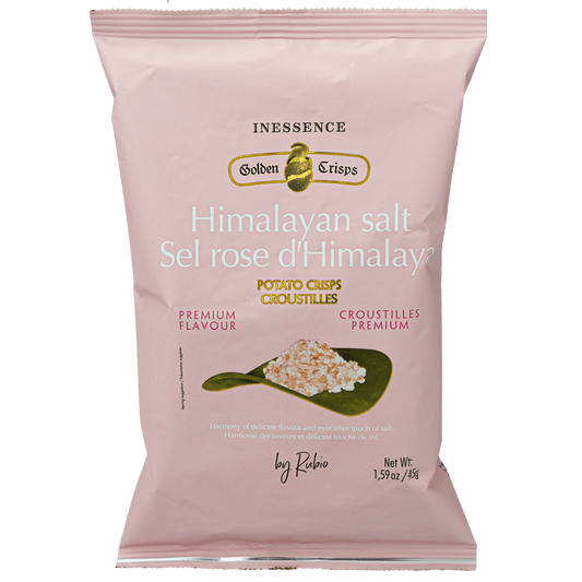 Chips med pink salt fra himalaya