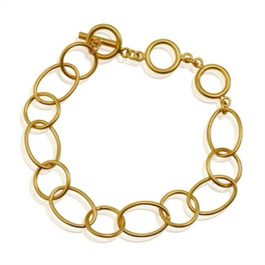 Armbånd - Rings forgyldt