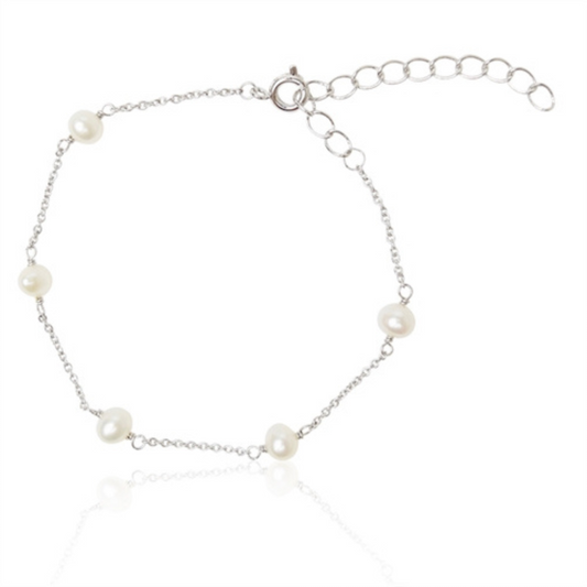 Armbånd - Clara forsølvet