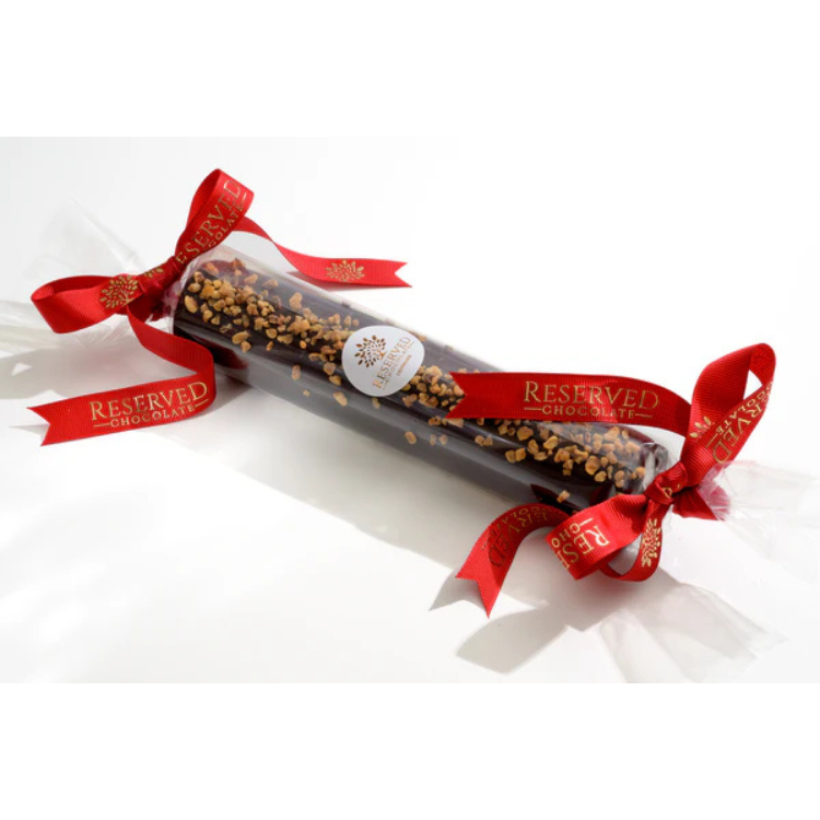 Marcipanroulade med nougat og mørk chokolade