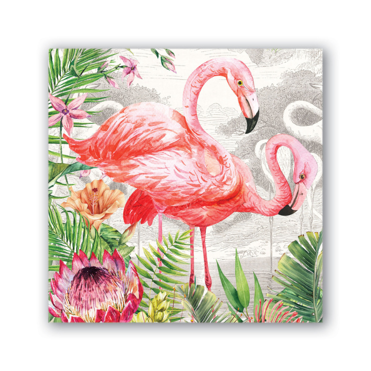 Servietter -Flamingo