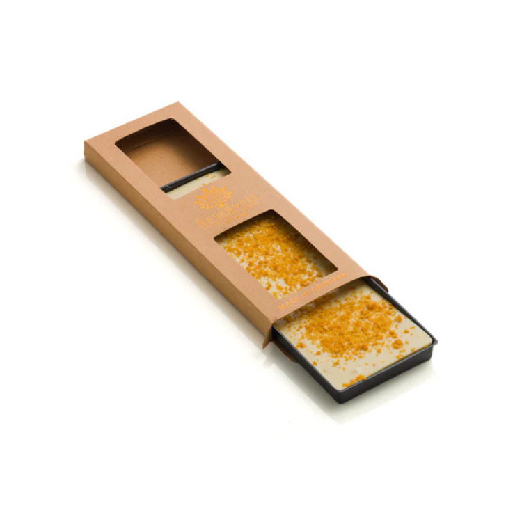 Chokoladeplade - Hvid chokolade med kokos og passion