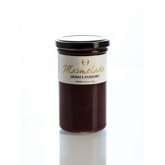 Marmelade med Jordbær & Hyldeblomst
