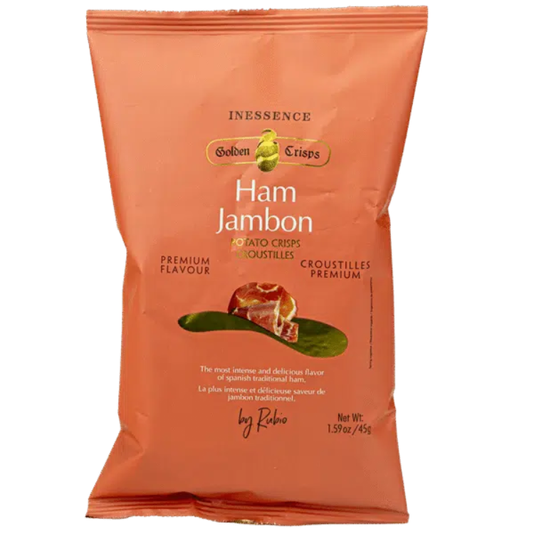 Chips med spansk skinke