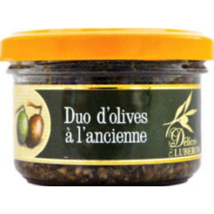 Tapenade med sorte & grønne oliven