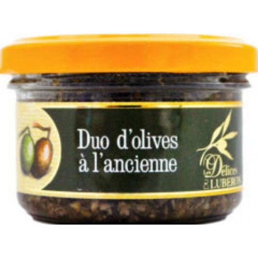 Tapenade med sorte & grønne oliven