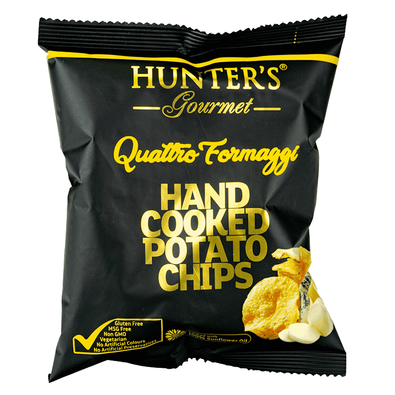 Håndkogte Chips - Ost